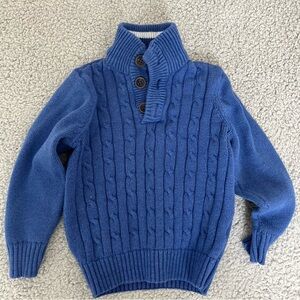 H&M L.O.G.G. Pullover Knit Blue Sweater Kid’s Size 4-6Y